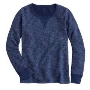 J. Crew blue heathered sweatshirt